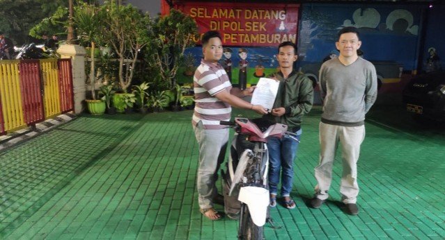 Lapor Motor Hilang, Warga Grogol Petamburan Tak Menyangka Akan Ditemukan Secepat Ini