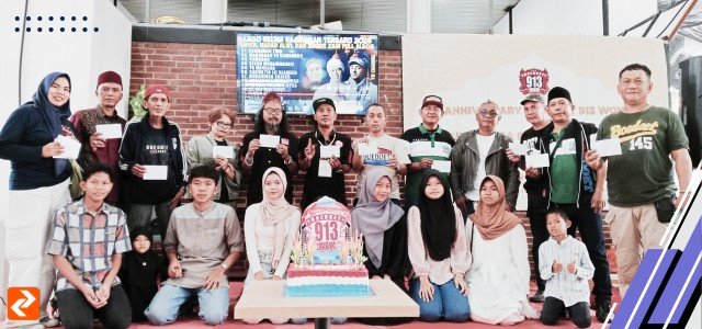 Milad ke 16 Thn, Boedoet Basis WOW 913 Gelar Bukber dan Santunan Anak Yatim
