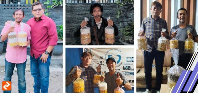 Mantap Jiwa! Ketua Organisasi Pers FWJ Indonesia Korwil Jakbar Bagikan 150 Bingkisan Lebaran untuk Anggota
