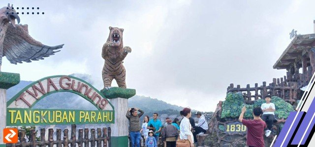 Menjajaki Tangkuban Perahu di Hari Pertama Libur Lebaran 2025