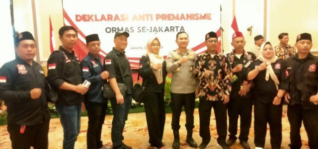 Ormas Bang Japar Bersama Ormas Lain Hadiri Deklarasi yang Diselenggarakan Polda Metro Jaya