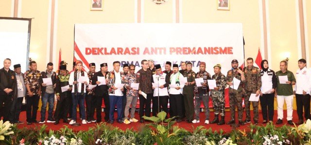 Ormas se-Jakarta Kompak Deklarasi Tolak Premanisme