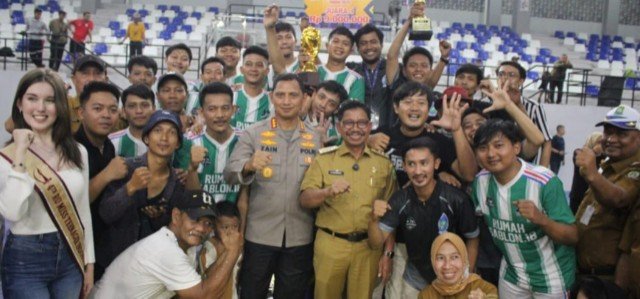 Banksasuci Berhasil Menyabet Piala Bergilir Futsal Kapolres Cup 2025