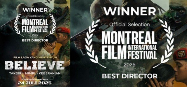 Film Believe Raih Juara Kategori Best Director di Festival Film Internasional Montreal 2025