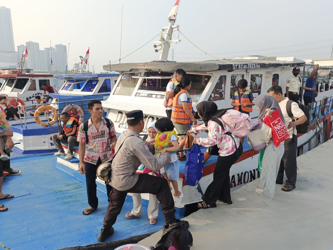 Pelayanan, Pengamanan Dan Himbauan Wisatawan Liburan ke Pulau Seribu