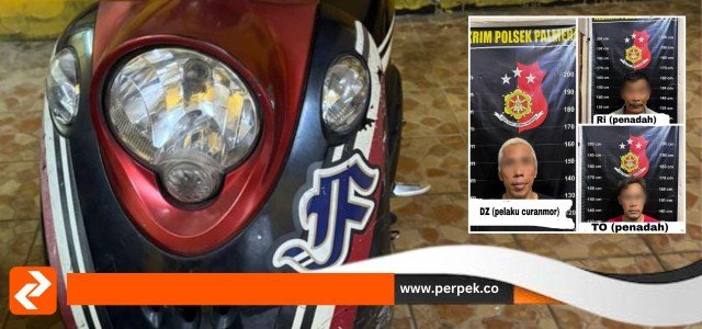 Polsek Palmerah Ungkap Kasus Curanmor, 3 Pelaku Termasuk Penadah Dibekuk
