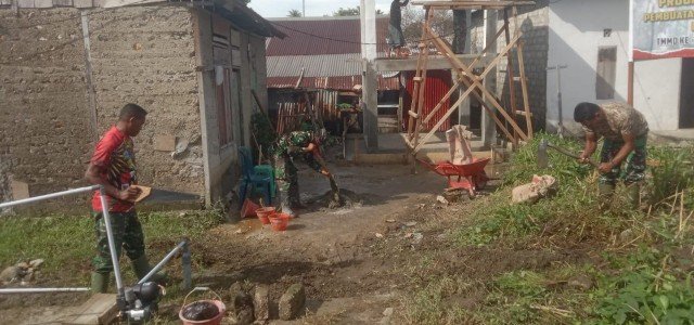 Pasiter Kodim 1506/Namlea : TMMD Ke-125 Membangun Infrastruktur dan Kesejahteraan Masyarakat Kabupaten Buru Selatan