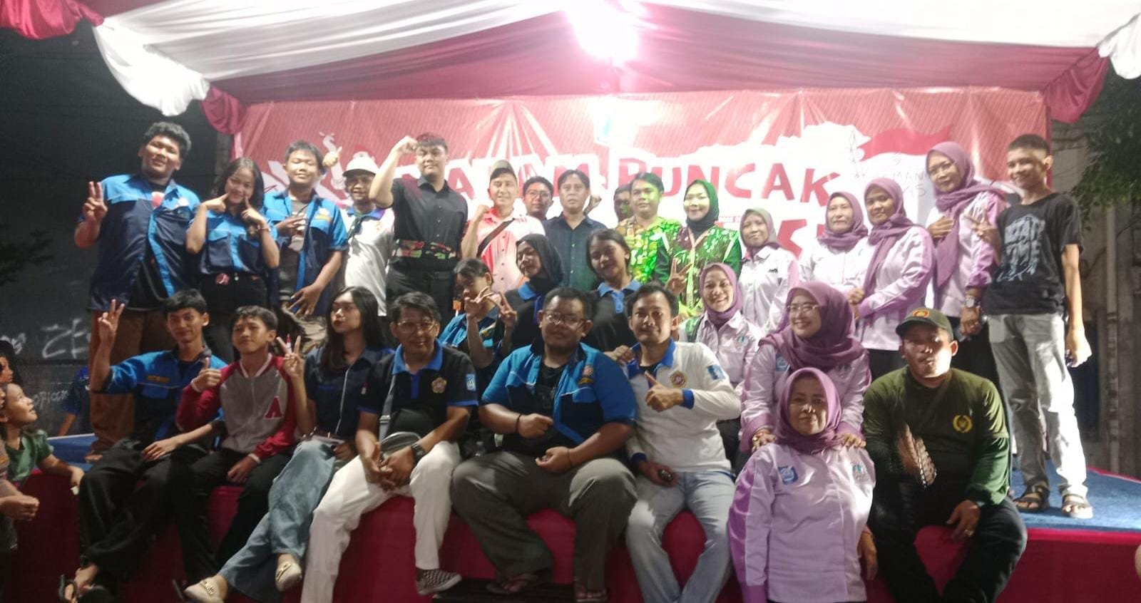 Malam Puncak Sehat dan Seni RW 05 Pademangan Barat Semarakkan HUT ke-80 RI