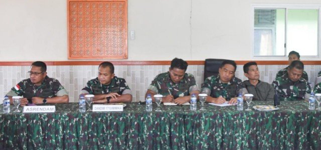 Kodim 1710/Mimika Terima Kunjungan Tim Dalproggar TNI AD Tahap II Tahun 2025
