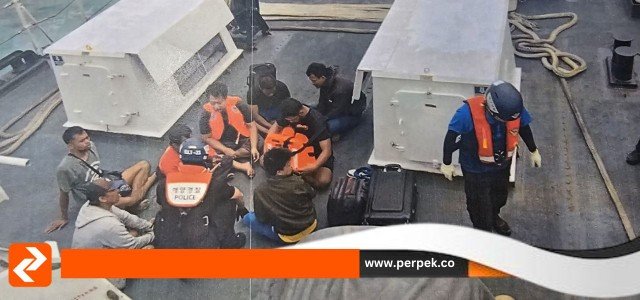 Bakamla RI – Korea Coast Guard Selamatkan 8 ABK WNI dari Dugaan TPPO di Korsel