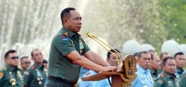 Panglima TNI Pimpin Upacara Penyambutan KKRI Wilayah Jayapura