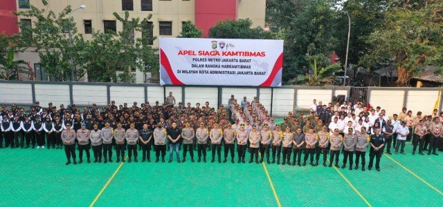 Bersama Potmas, Polres Metro Jakarta Barat Teguhkan Komitmen Jaga Kamtibmas Kondusif
