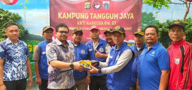 Polres Metro Jakarta Barat Kukuhkan Kampung Tangguh Anti Narkoba di Kembangan Utara