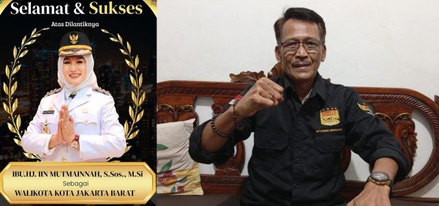 Iin Mutmainah Dilantik Wali Kota Jakbar, Brinus Apresiasi Komitmen Mas Pram