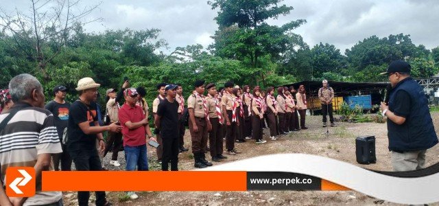Penanaman Tunas Muda Bersama Adam Hawa Siliwangi, Pramuka, LMP dan Komunitas Lain di Jatisampurna Kota Bekasi