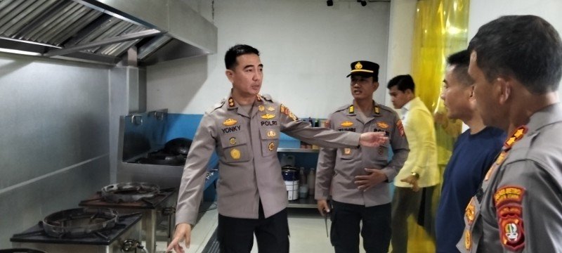 Wakapolres Metro Jakarta Utara Tinjau Kesiapan Pembangunan SPPG 2 Polri Pegangsaan Dua