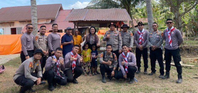 Mahasiswa STIK Angkatan 83 Salurkan Bantuan Sosial di Aceh Utara