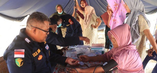 Mahasiswa STIK Angkatan 83 Laksanakan Kegiatan Dianmas Pengobatan Gratis di Bukit Linteung