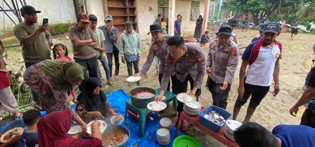 Menjaga Tradisi, Mempererat Silaturahmi: Dianmas Mahasiswa STIK Angkatan 83 di Kecamatan Langkahan