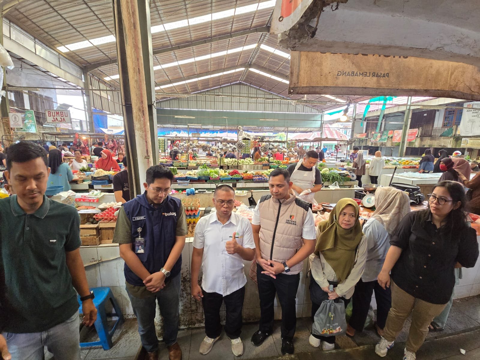 Jelang Idul Fitri, Satgas Saber Pangan Pusat Pastikan Stok dan Harga Bapokting di Palembang Terkendali