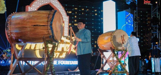 Gema Takbir di Bundaran HI, Jakarta Bedug Festival Meriahkan Malam Idulfitri
