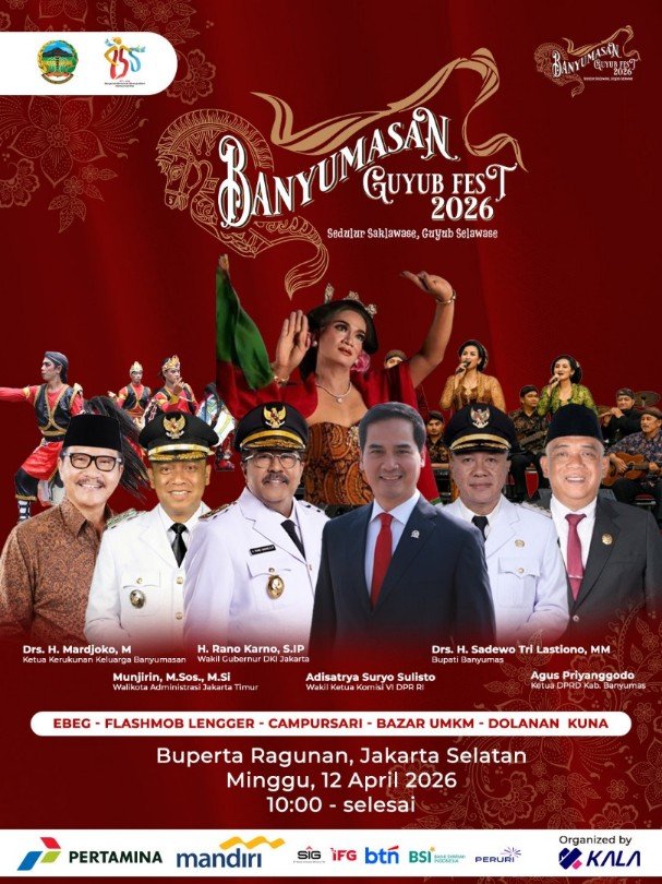 Banyumasan Guyub Festival 2026 Akan Digelar di Jakarta: Satukan Silaturahmi, Budaya, dan Ekonomi