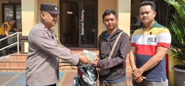 Haru dan Syukur, Motor Warga Penjaringan yang Hilang Berhasil Ditemukan Polsek Tambora