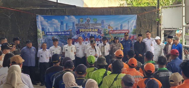 Polsek Tambora Dukung Program TAMPAN, Wujudkan Wilayah Bersih dan Aman