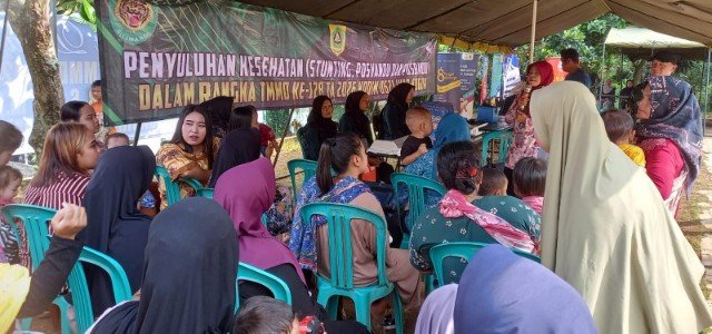 Kodim 0621/Kabupaten Bogor TMMD ke 128 di Desa Banyuasin Dapat Antusias Warga