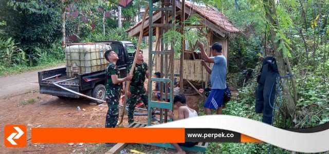 Satgas TMMD ke-128 Kodim 0621/Kab. Bogor Genjot Pembangunan Sumur Bor di Cigudeg