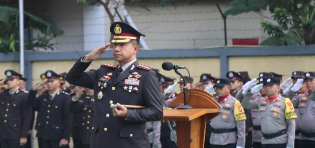 Peringati Hari Lahir Pancasila, Polres Metro Jakarta Barat Gelar Upacara Bendera