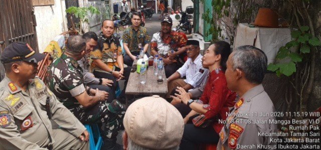 Jaga Jakarta On The Spot, Kapolsek Tamansari Serap Aspirasi dan Perkuat Kepedulian Warga