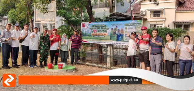 RW 12 Semanan Sambut HUT RI ke-81 dengan Kado Spesial: 81 Biopori dan Program Pemilahan Sampah