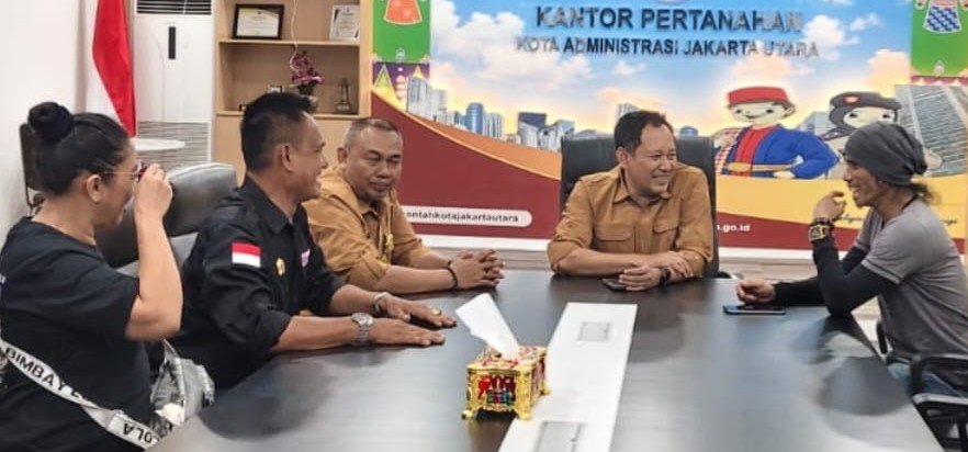 Klarifikasi Insiden Antar Media, ATR BPN Jakut Bangun Media Center Baru