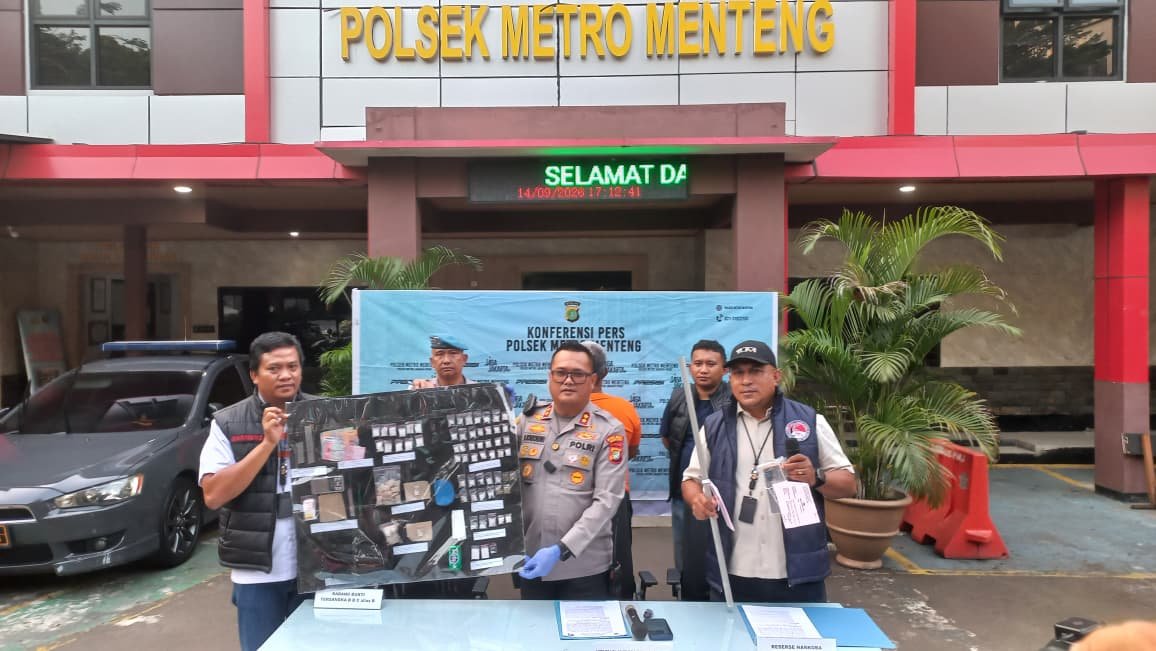 Polisi Ungkap Peredaran Sabu di Menteng, Pria 48 Tahun Ditangkap Bawa 112,13 GRAM
