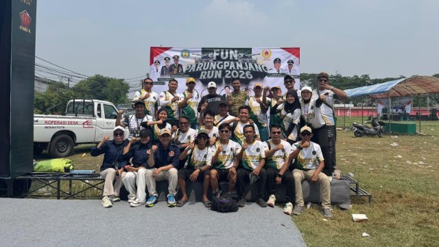Peringati HUT ke-81 TNI, Sinergi Danramil dan KOK Parungpanjang Sukses Gelar Fun Run 5K