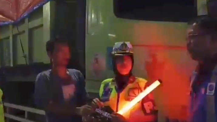 Patroli Antisipasi ODOL, Induk PJR BSD Korlantas Polri Awasi Truk yang Melebihi Batas Muatan