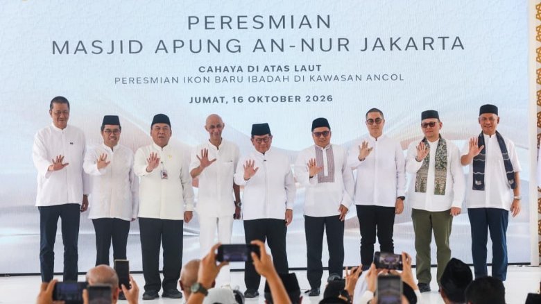 Gubernur Pramono Anung Resmikan Masjid Apung An-Nur di Ancol